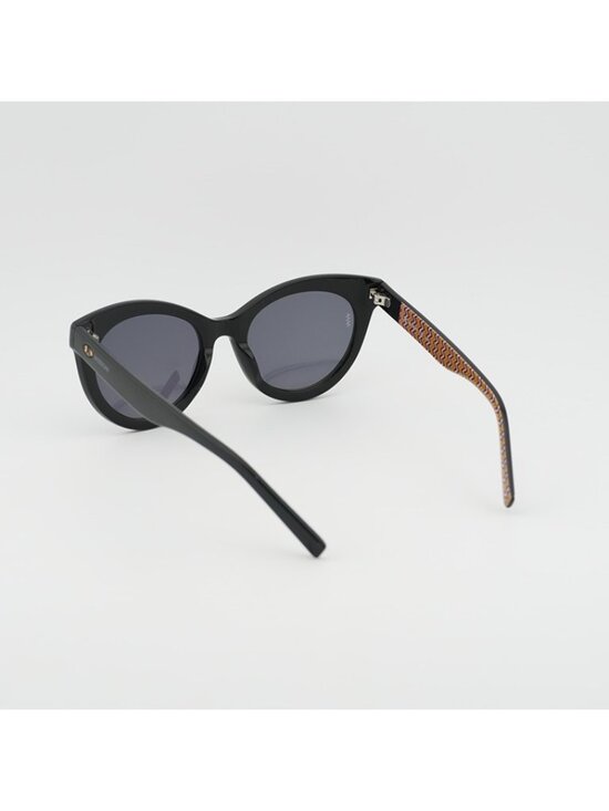 M Missoni MMI 0090/S 0807 IR Sunglasses Black Cat Eye Frame, Grey Lenses main image 8